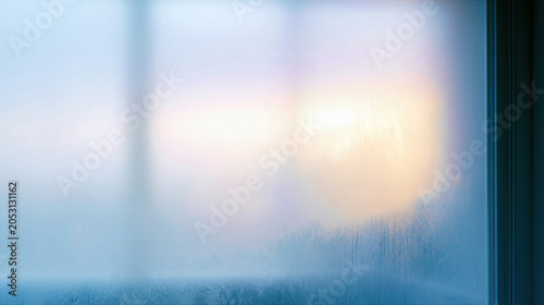Frosted Glass Abstract Seamless Blue Yellow Gradient Background