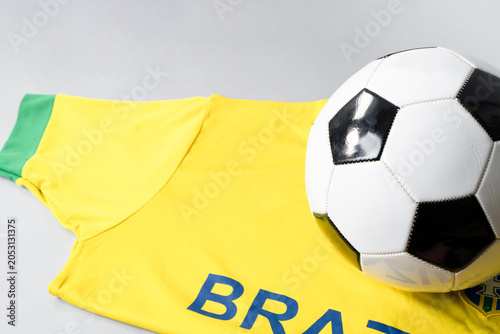 Brazil soccer spirit symbolizing team fandom
