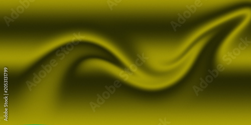 Abstract golden yellow gradient background with flowing fabric texture for digital art and graphic design projects