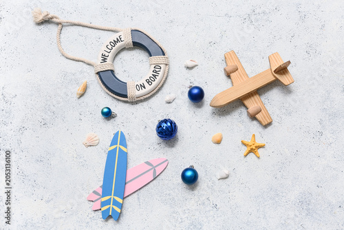Wooden airplane, decor life...