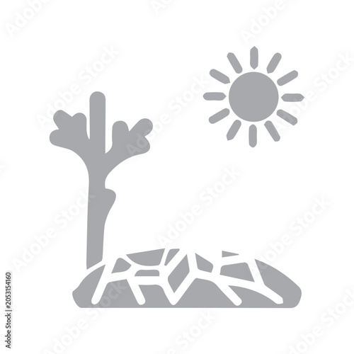 Foto Drought Landscape Icon