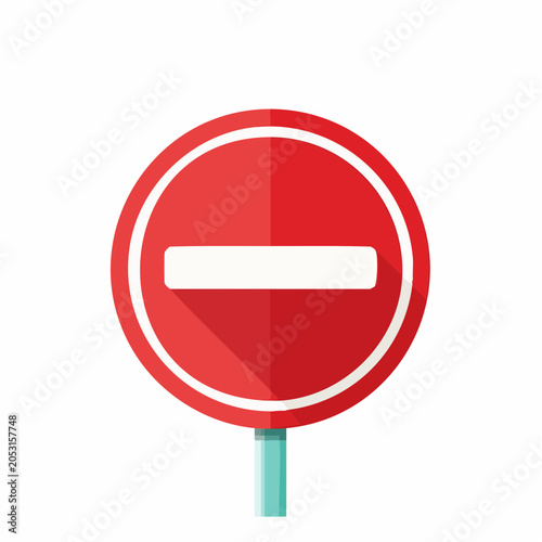 No Entry Traffic Sign