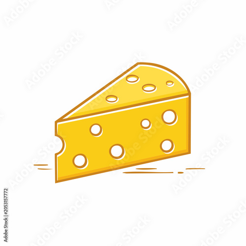 Slice of Swiss Cheese with Holes