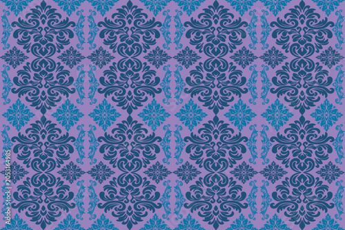 seamless damask pattern