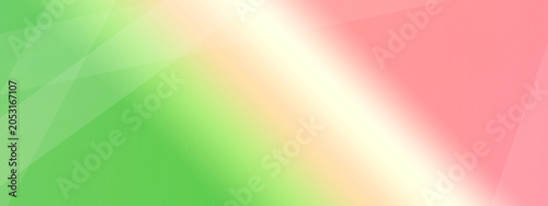 Картината върху платно Green and coral hues melt together with radiant soft light streaks, forming an upbeat abstract gradient suitable for wellness themes and modern marketing