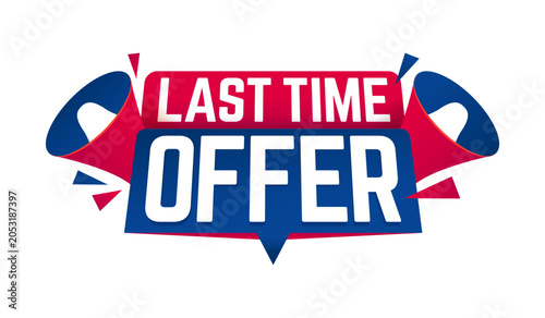 Canvastavla Last time sale, bargain deal offer countdown badge