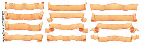 Photos Long manuscript scroll paper