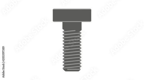 Obraz na plátně Close up of a metal bolt.