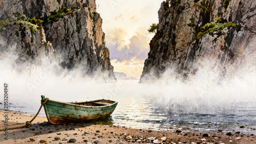 boat on the beach
