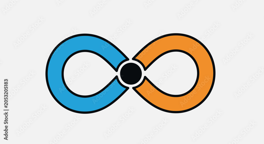 Fotografía Infinity Symbol Design Element Graphic.