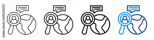 Foto Ethnographic Research Multiple Outline Collection Set