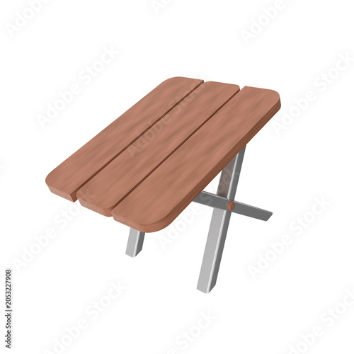 Folding Table 3D Icons