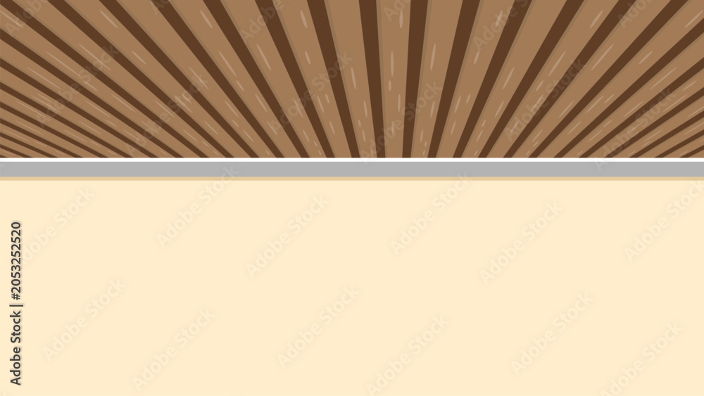 Foto Modern wooden ceiling structure seamless pattern background vector illustration