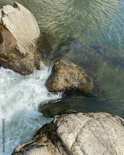 beautiful waterfall in the forest