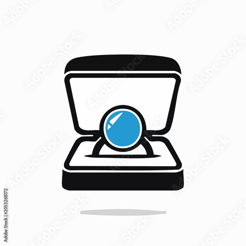 Ring in a jewelry box