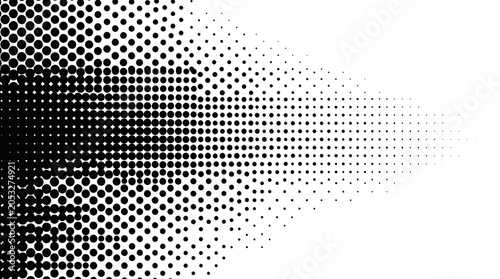 Bild auf Leinwand Halftone Dot Pattern Fade Abstract Background