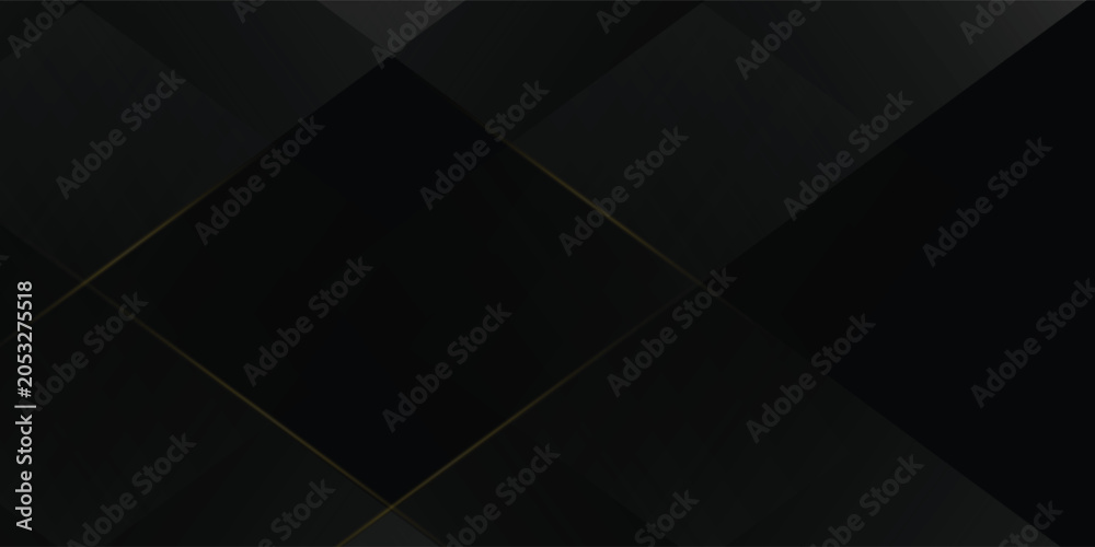 Fototapeta premium Abstract Luxury background. polygonal pattern. black and gold lines. Vector illustration.eps10