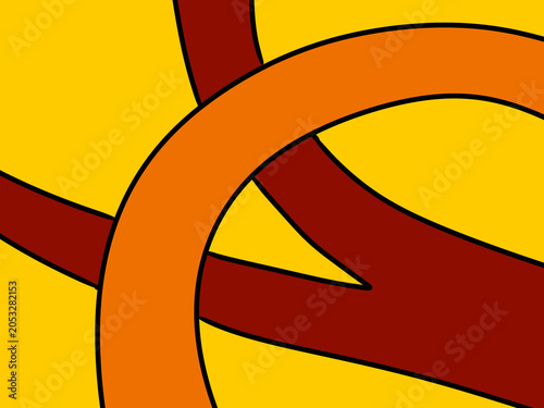 art abstract background with colorful lines