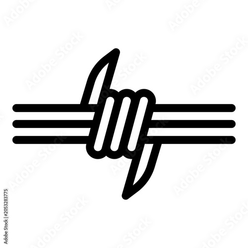 barbed wire icon
