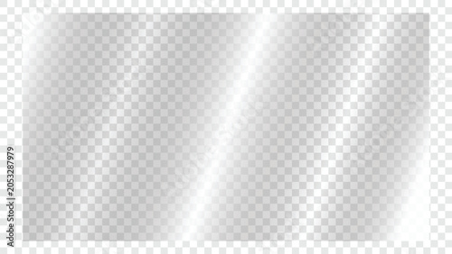Glossy panel reflection, subtle glass glare texture PNG transparent for interface cards and product shots.