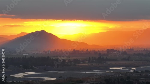atardecer en la ciudad