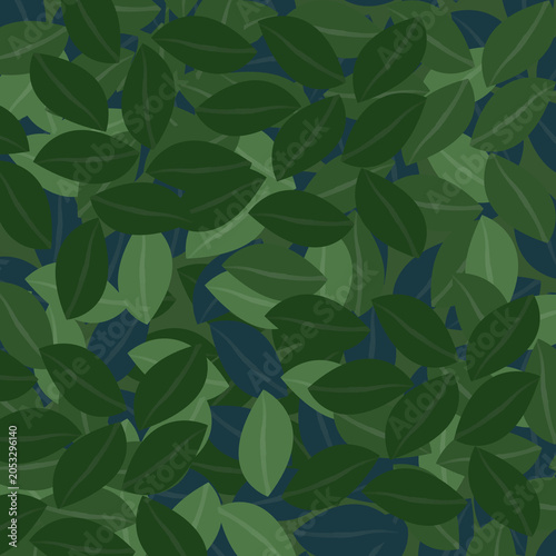 green leaves background