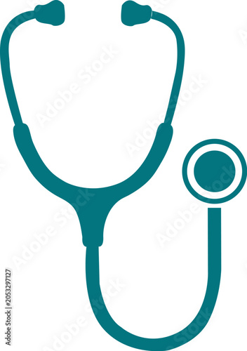 Принти на полотні Medical stethoscope icon, diagnostic tool for healthcare and medicine