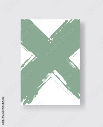 Abstract trendy universal artistic banner template . Design for cover, invitation, banner, placard, brochure, poster, card, flyer and other Vector illustration