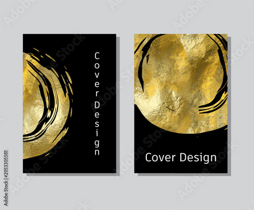 Abstract trendy universal artistic banner template . Design for cover, invitation, banner, placard, brochure, poster, card, flyer and other Vector illustration