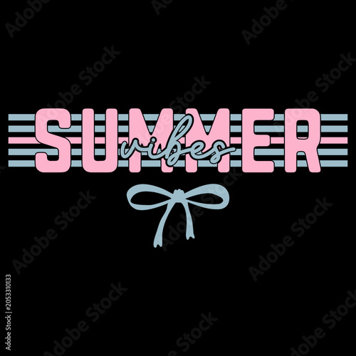 Retro Summer Vibes Png, Coquette Summer