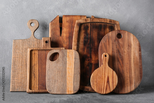 Assortment of rustic wooden...