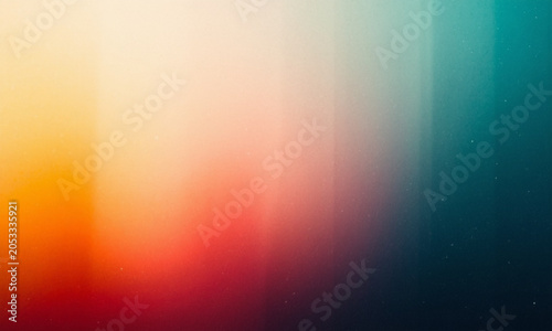 Abstract gradient background with warm orange and cool teal tones for digital design elements