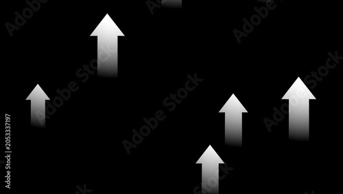 Business arrow up growth lines technology background. Business investment to success. financial data graph strategy
