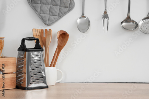 Kitchen utensils and grater...