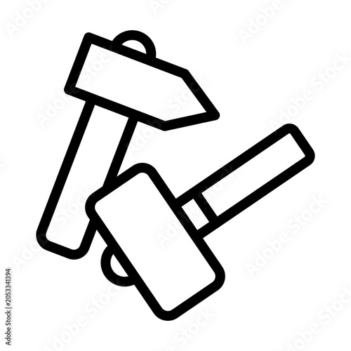 Hammer Vector Icon