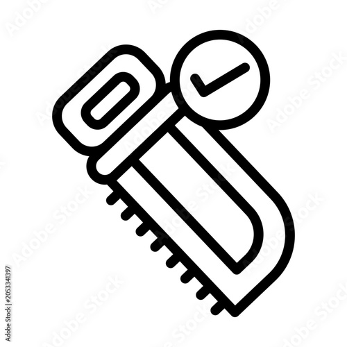 Saw Vector Icon