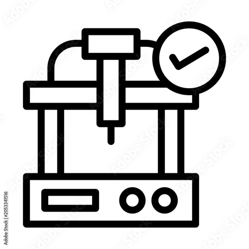 Lathe Vector Icon