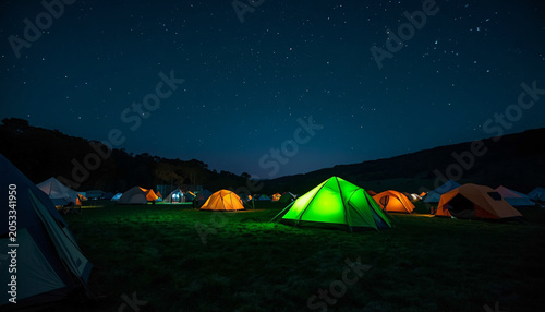 festival camping site