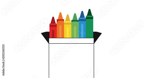 colorful crayons on a table creative art supplies