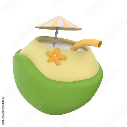 Coconut Ice 3D Icons