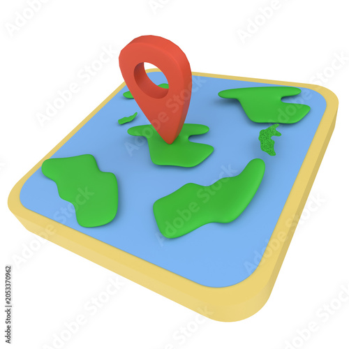 Maps 3D Icons