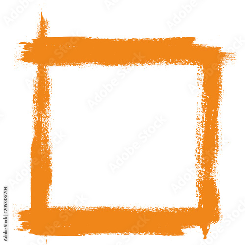 grunge brush frame