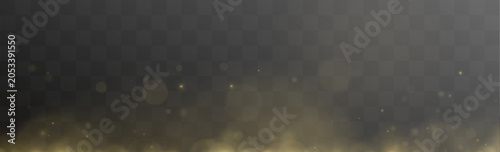 Obraz na plátně Luxury golden dust background shines with countless sparkling particles