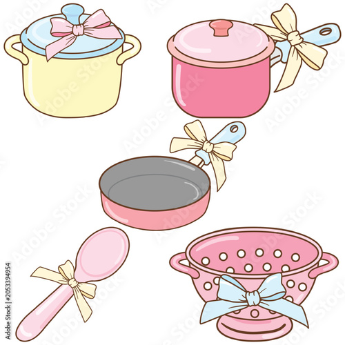  Kitchen Essentials Hand Drawn Illustration
