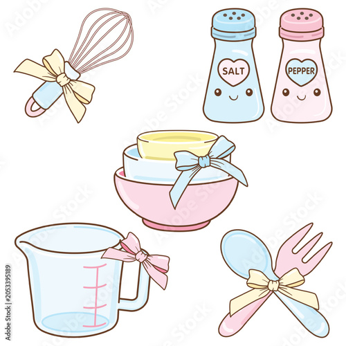  Kitchen Essentials Hand Drawn Illustration
