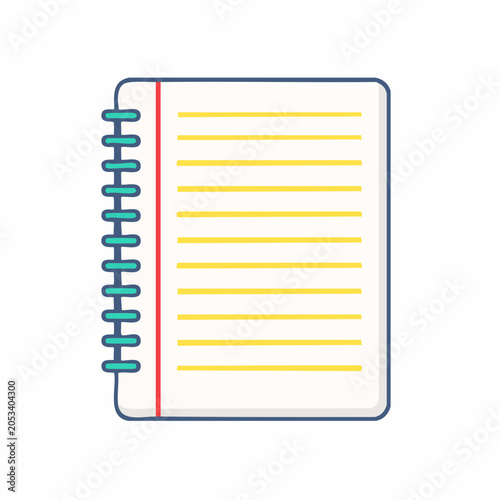 Spiral Notebook with Lined Paper