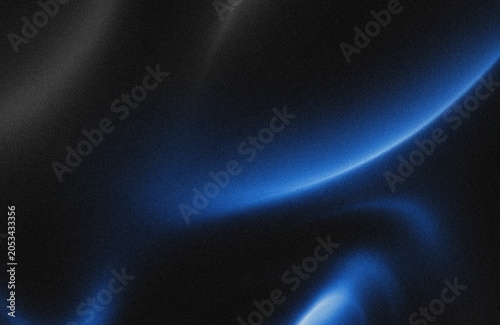 Blue abstract cosmic swirl in space