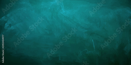 Cuadro en lienzo A textured, teal chalkboard surface with visible chalk marks, hinting at learning and creativity
