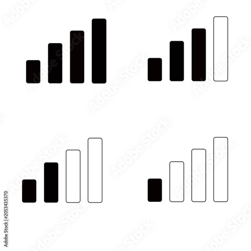 Signal Bars Icon Collection