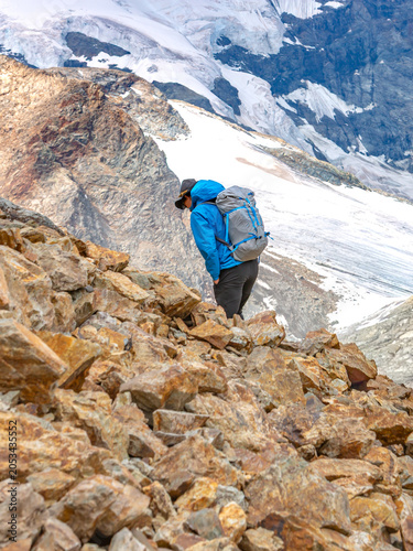 St Moritz, Switzerland. Viamala, Hinterrhein. Mountaineering and climbing